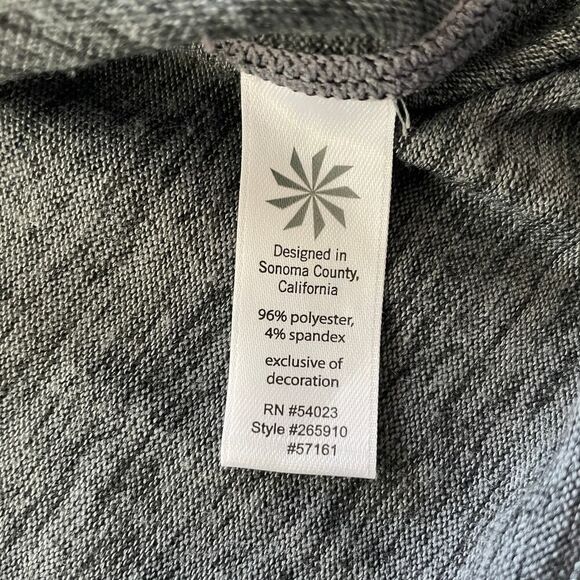 Athleta Give It Your All Sweater Dress Marled Charcoal Grey - Size: Small - Picture 11 of 12